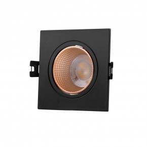 DK3071-BBR Встраиваемый светильник, IP 20, 10 Вт, GU5.3, LED, черный/бронзовый, пластик в Заводоуковске - zavodoukovsk.ok-mebel.com | фото