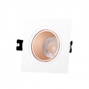 DK3071-WBR Встраиваемый светильник, IP 20, 10 Вт, GU5.3, LED, белый/бронзовый, пластик в Заводоуковске - zavodoukovsk.ok-mebel.com | фото