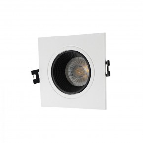 DK3071-WH+BK Встраиваемый светильник, IP 20, 10 Вт, GU5.3, LED, белый/черный, пластик в Заводоуковске - zavodoukovsk.ok-mebel.com | фото