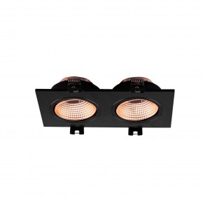 DK3072-BBR Встраиваемый светильник, IP 20, 10 Вт, GU5.3, LED, черный/бронзовый, пластик в Заводоуковске - zavodoukovsk.ok-mebel.com | фото 2