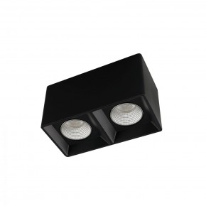 DK3085-BK+CH Светильник накладной IP 20, 10 Вт, GU5.3, LED, черный/хром, пластик в Заводоуковске - zavodoukovsk.ok-mebel.com | фото