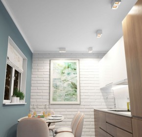 DK3085-WH+BR Светильник накладной IP 20, 10 Вт, GU5.3, LED, белый/бронзовый, пластик в Заводоуковске - zavodoukovsk.ok-mebel.com | фото 2