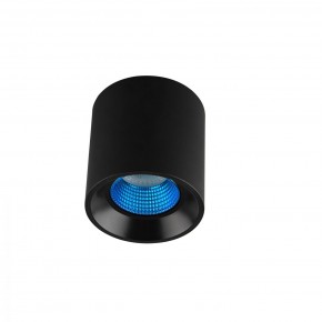 DK3090-BK+CY Светильник накладной IP 20, 10 Вт, GU5.3, LED, черный/голубой, пластик в Заводоуковске - zavodoukovsk.ok-mebel.com | фото