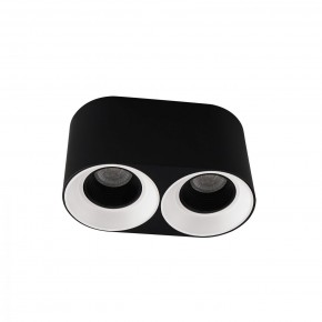 DK3096-BW+BK Светильник накладной IP 20, 10 Вт, GU5.3, LED, черно-белый/черный, пластик в Заводоуковске - zavodoukovsk.ok-mebel.com | фото