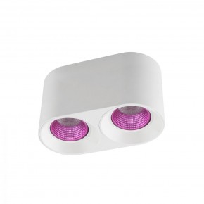 DK3096-WH+PI Светильник накладной IP 20, 10 Вт, GU5.3, LED, белый/розовый, пластик в Заводоуковске - zavodoukovsk.ok-mebel.com | фото