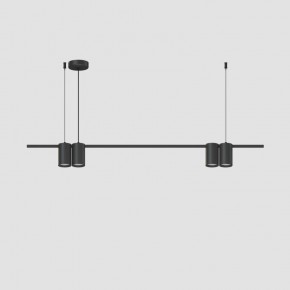 DK4061-BK Подвесной светильник ORBIT, IP20, 4xGU10 LED до 15 Вт, черный матовый, алюминий в Заводоуковске - zavodoukovsk.ok-mebel.com | фото 2