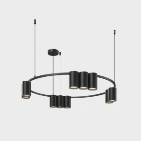 DK4065-BK Подвесной светильник ORBIT, IP20, 10xGU10 LED до 15 Вт, черный матовый, алюминий в Заводоуковске - zavodoukovsk.ok-mebel.com | фото