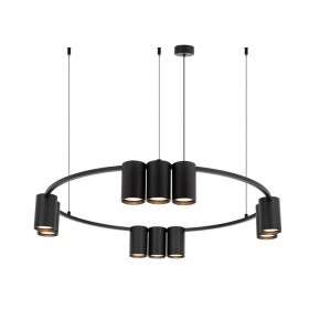 DK4065-BK Подвесной светильник ORBIT, IP20, 10xGU10 LED до 15 Вт, черный матовый, алюминий в Заводоуковске - zavodoukovsk.ok-mebel.com | фото 3
