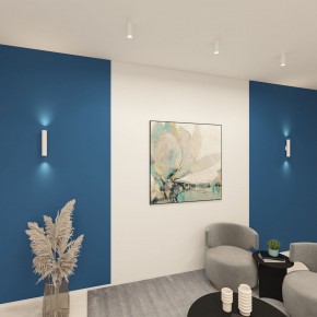 DK5022-WH Настенный светильник, IP20, до 15 Вт, LED, 2xGU10, белый, алюминий в Заводоуковске - zavodoukovsk.ok-mebel.com | фото 5