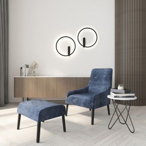 DK5035-BK Бра ROUND со светодиодом, IP20, 24W, 3000/4000/6500K, черный, алюминий в Заводоуковске - zavodoukovsk.ok-mebel.com | фото 8