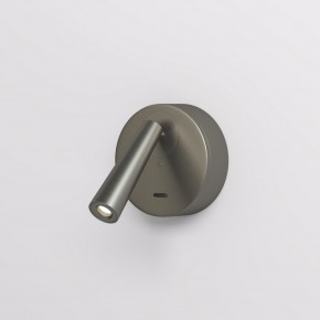 DK5072-DN Бра SHINE WALL со светодиодом, D104*H68, IP20, 3000К, 3W, RA?90, темный никель, алюминий в Заводоуковске - zavodoukovsk.ok-mebel.com | фото
