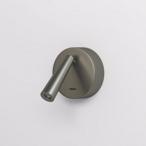 DK5072-DN Бра SHINE WALL со светодиодом, D104*H68, IP20, 3000К, 3W, RA?90, темный никель, алюминий в Заводоуковске - zavodoukovsk.ok-mebel.com | фото 2
