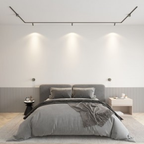 DK5072-DN Бра SHINE WALL со светодиодом, D104*H68, IP20, 3000К, 3W, RA?90, темный никель, алюминий в Заводоуковске - zavodoukovsk.ok-mebel.com | фото 4