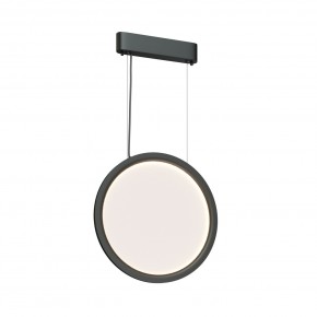 DK6604-BK Подвесной вертикальный светильник Veil со светодиодом H1500 d450 220V 36W 3000-6000K IP20 черный алюминий в Заводоуковске - zavodoukovsk.ok-mebel.com | фото 3