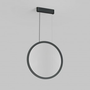 DK6606-BK Подвесной вертикальный светильник Veil со светодиодом H1700 d600 220V 48W 3000-6000K IP20 черный алюминий в Заводоуковске - zavodoukovsk.ok-mebel.com | фото 2