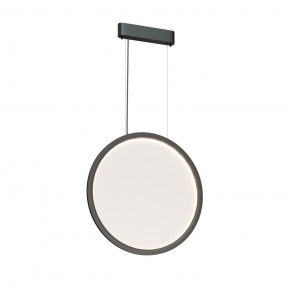 DK6606-BK Подвесной вертикальный светильник Veil со светодиодом H1700 d600 220V 48W 3000-6000K IP20 черный алюминий в Заводоуковске - zavodoukovsk.ok-mebel.com | фото 5