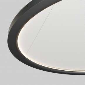 DK6616-BK Подвесной горизонтальный светильник Veil со светодиодом H900 d600 220V 48W 3000-6000K IP20 черный алюминий в Заводоуковске - zavodoukovsk.ok-mebel.com | фото 3