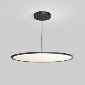 DK6620-BK Подвесной горизонтальный светильник Veil со светодиодом H900 d1000 220V 82W 3000-6000K IP20 черный алюминий в Заводоуковске - zavodoukovsk.ok-mebel.com | фото
