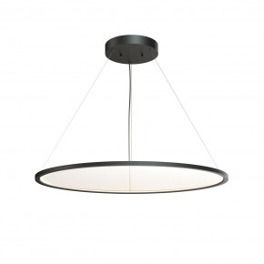 DK6620-BK Подвесной горизонтальный светильник Veil со светодиодом H900 d1000 220V 82W 3000-6000K IP20 черный алюминий в Заводоуковске - zavodoukovsk.ok-mebel.com | фото 4