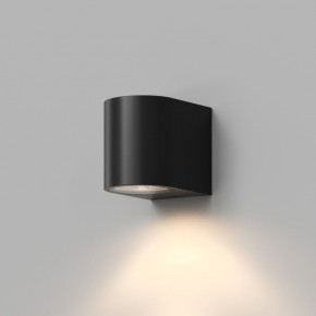 DK9790-BK Настенный уличный светильник NARVIK, IP44, GU10 LED, до 15 Вт, черный, алюминий в Заводоуковске - zavodoukovsk.ok-mebel.com | фото