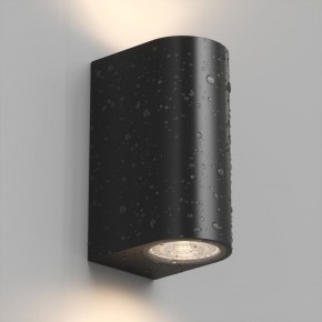 DK9791-BK Настенный уличный светильник NARVIK, IP44, 2хGU10 LED, до 15 Вт, черный, алюминий в Заводоуковске - zavodoukovsk.ok-mebel.com | фото 3