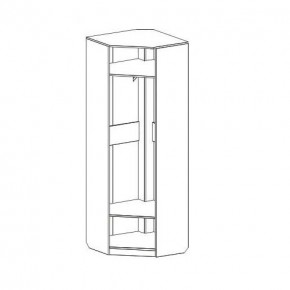 ЭЛАНА Прихожая (модульная) Дуб сонома в Заводоуковске - zavodoukovsk.ok-mebel.com | фото 5