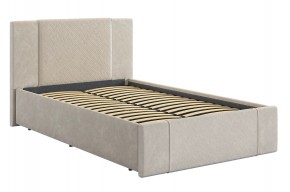 ХЛОЯ Кровать 1200 с основанием (крем велюр) в Заводоуковске - zavodoukovsk.ok-mebel.com | фото