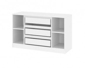 Комод 1200 Парус (Белый/Графит) в Заводоуковске - zavodoukovsk.ok-mebel.com | фото 2