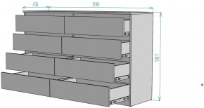 Комод Мальта K113 в Заводоуковске - zavodoukovsk.ok-mebel.com | фото 2