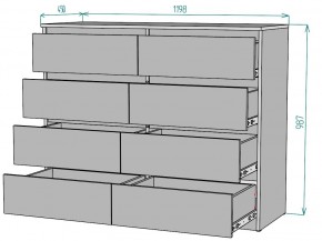 Комод Мальта K133 в Заводоуковске - zavodoukovsk.ok-mebel.com | фото 2