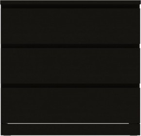 Комод Варма 3 с тремя выдвижными ящиками, цвет ясень черный в Заводоуковске - zavodoukovsk.ok-mebel.com | фото 2