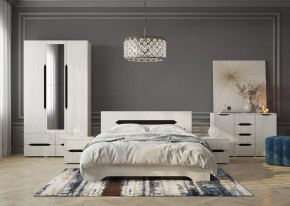 Комод Вега 1200 (Крафт белый - Венге) в Заводоуковске - zavodoukovsk.ok-mebel.com | фото 3