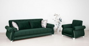 Комплект Роуз ТД 411 диван-кровать + кресло + комплект подушек в Заводоуковске - zavodoukovsk.ok-mebel.com | фото