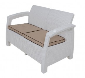 Комплект уличной мебели Yalta Premium Terrace Set (Ялта) белый (+подушки под спину) в Заводоуковске - zavodoukovsk.ok-mebel.com | фото 2