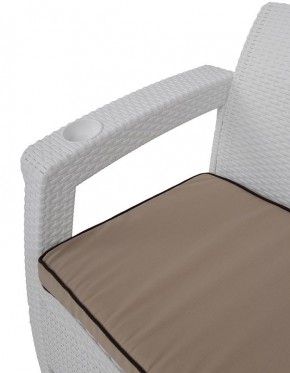 Комплект уличной мебели Yalta Premium Terrace Set (Ялта) белый (+подушки под спину) в Заводоуковске - zavodoukovsk.ok-mebel.com | фото 5