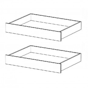 Комплект ящиков для кровати 1600 Соня-8 (Белый/Лак) в Заводоуковске - zavodoukovsk.ok-mebel.com | фото