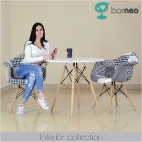 Кресло Barneo N-14 Patchwork черно-белый в Заводоуковске - zavodoukovsk.ok-mebel.com | фото 3