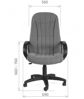 Кресло для руководителя  CHAIRMAN 685 СТ (ткань стандарт 10-356 черная) в Заводоуковске - zavodoukovsk.ok-mebel.com | фото 5
