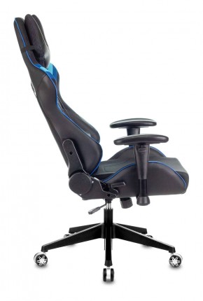 Кресло игровое Бюрократ VIKING 4 AERO BLUE черный/синий в Заводоуковске - zavodoukovsk.ok-mebel.com | фото 2
