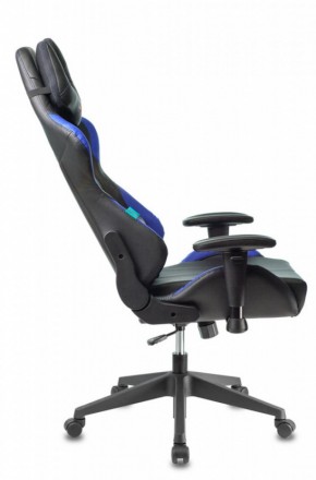 Кресло игровое Бюрократ VIKING 5 AERO BLUE черный/синий в Заводоуковске - zavodoukovsk.ok-mebel.com | фото 2