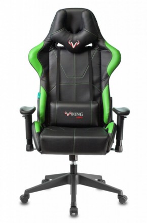 Кресло игровое Бюрократ VIKING 5 AERO LGREEN черный/салатовый в Заводоуковске - zavodoukovsk.ok-mebel.com | фото 2