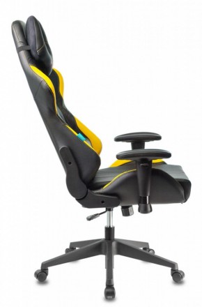 Кресло игровое Бюрократ VIKING 5 AERO YELLOW черный/желтый в Заводоуковске - zavodoukovsk.ok-mebel.com | фото 2