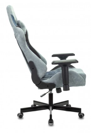Кресло игровое Бюрократ VIKING 7 KNIGHT BL FABRIC синий в Заводоуковске - zavodoukovsk.ok-mebel.com | фото 2