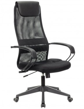 Кресло офисное BRABIX PREMIUM "Stalker EX-608 PL" (ткань-сетка/кожзам, черное) 532090 в Заводоуковске - zavodoukovsk.ok-mebel.com | фото