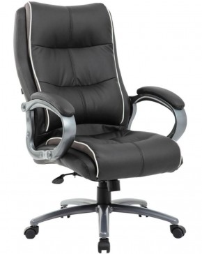 Кресло офисное BRABIX PREMIUM "Strong HD-009" (экокожа черная, ткань серая) 531945 в Заводоуковске - zavodoukovsk.ok-mebel.com | фото 1