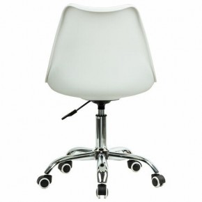 Кресло стул BRABIX "Eames MG-310 CH", хром, пластик белый, ткань серая, 532924 в Заводоуковске - zavodoukovsk.ok-mebel.com | фото 4