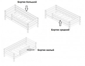 Кровать 2-х ярусная Сонечка с бортиками (лестница наклонная) в Заводоуковске - zavodoukovsk.ok-mebel.com | фото 4