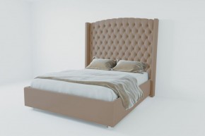 Кровать Берлин ЛЮКС с ПМ 1200 (велюр серый) в Заводоуковске - zavodoukovsk.ok-mebel.com | фото