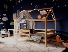 Кровать-домик 80*190 без покраски в Заводоуковске - zavodoukovsk.ok-mebel.com | фото 3