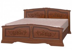 ЕЛЕНА Кровать из массива 1800 (Орех) в Заводоуковске - zavodoukovsk.ok-mebel.com | фото